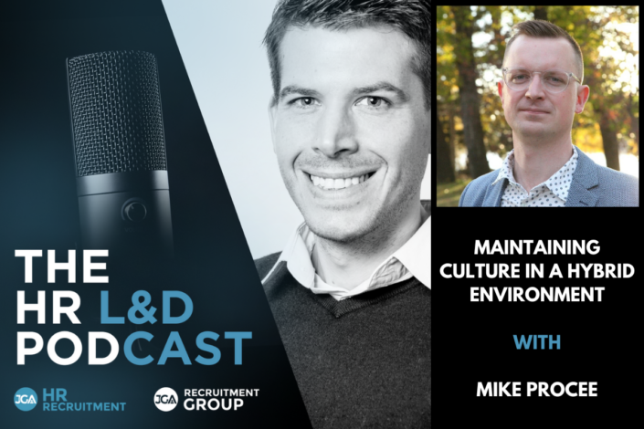 Maintaining Culture in a Hybrid Environment with Mike Procee #75 HR L&D Podcast 1200 x 800